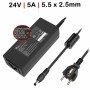 Carregador 24V 5.0A 120W 5.5mm*2.5mm