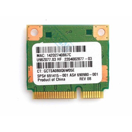 Cartão PCi-E WiFi + Bluetooth 3.0 Ralink Rt5390Bc8