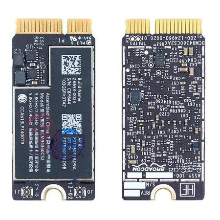 Cartão Wireless AcWiFi e Bluetooth para Portatil MacBook Air A1466 A1465 A1370 A1369 2013-2015 Bcm94360Cs2