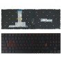 Teclado Retroiluminado em Vermelho para Portatil Lenovo Legion Y520 Y520-15Ikb R720 R720-15Ikb Preto