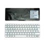 Teclado para HP Mini 210-2000,110-3000 Prata com Estrutura Prata