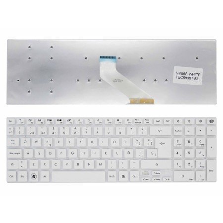 Teclado para Portatil Acer Aspire 5755 5755G 5756G 5830 5830G 5830T 5830Tg V3-571G V3-551 V121702Bk1