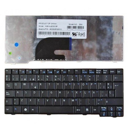 Teclado para Portatil Acer Aspire One Kav60 D250 D150