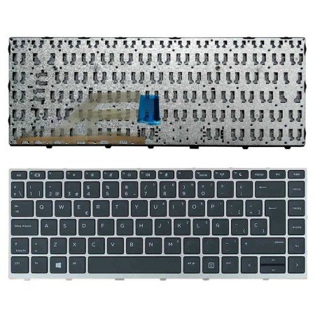 Teclado para Portatil HP ProBook 430 G5 440 G5 445 G5 Marco Prata
