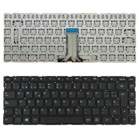 Teclado para Portatil Lenovo S41-35 S41-70 S41-75 U41-70 Preto Sem Estrutura