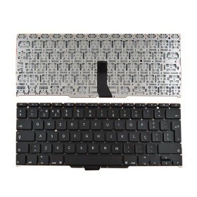 Teclado para Portatil Apple MacBook Air A1370 A1465 11.6" Preto Portugués