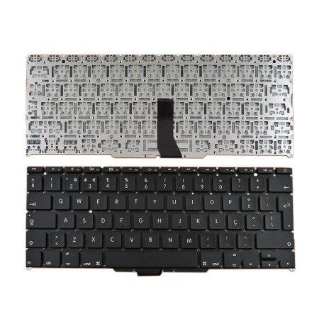 Teclado para Portatil Apple MacBook Air A1370 A1465 11.6" Preto Portugués
