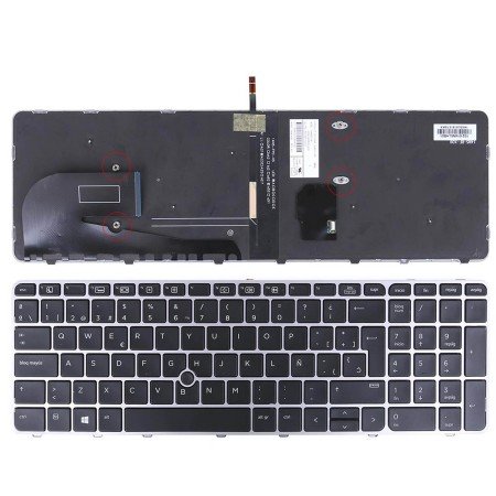 Teclado para Portatil HP EliteBook 755 G3 755 G4 850 G3 850 G4 ZBook 15U G3 15U G4
