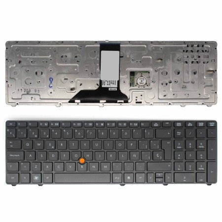 Teclado para Portatil HP EliteBook 8760W 8760P 8770P 8770W com Moldura