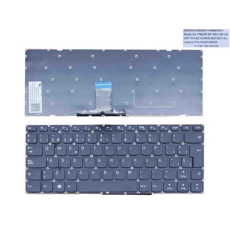 Teclado para Portatil Lenovo IdeaPad 510S-14Ikb 710S-14