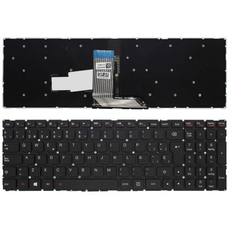 Teclado para Portatil Lenovo IdeaPad Yoga 700-15Isk Preto Retroiluminado