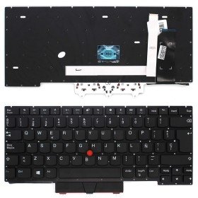 Teclado para Portatil Lenovo ThinkPad E14 R14 S3 Gen2 Preto