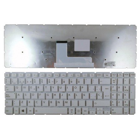 Teclado para Portatil Toshiba Satellite Nsk-V91Sq Aebliu00120 9Z.Nbcsq.101 Branco