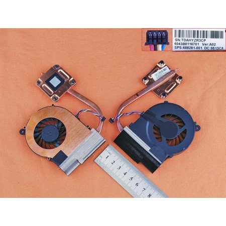 Ventoinha para Portatil HP CQ42 G42 CQ62 G62 CQ56 G56 4Pines 688281-001