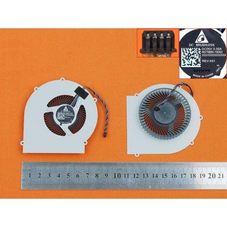Ventoinha para Portatil HP ProBook 650 G2 630 G3 Ns75B00-15D03 840734-001