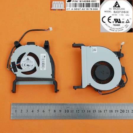 Ventoinha para Portatil HP Prodesk Mini 600 G3 400 G3 Buc0712Hb-00 914266-001