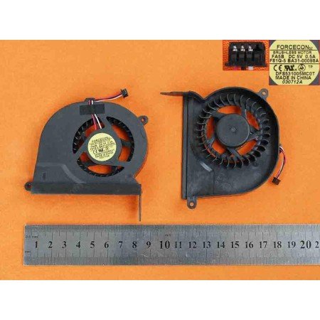 Ventoinha para Portatil Samsung Rv411 Rv415 Rv420 Rv511 Rv509 Rv515 Rv520 Rv409 Rc520 Rc510 Dfs531005Mc0T