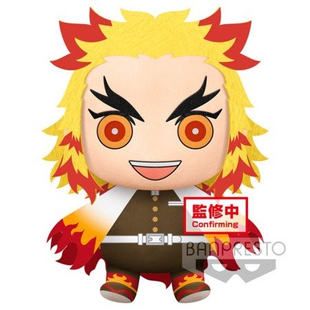 Banpresto kimetsu no yaiba matador de demônios grande pelúcia kyojuro rengoku pelúcia