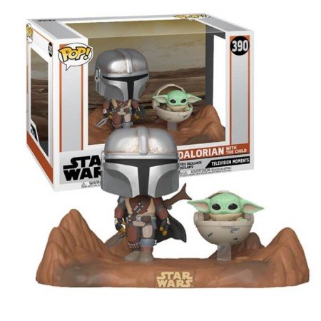 Funko Pop Star Wars O Mandaloriano O Mandaloriano e Baby Yoda