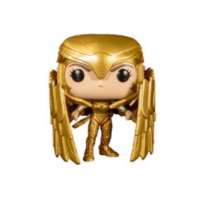 Funko Pop DC Mulher Maravilha 1984 Mulher Maravilha Terno Dourado Efeito Metálico Exclusivo 46659