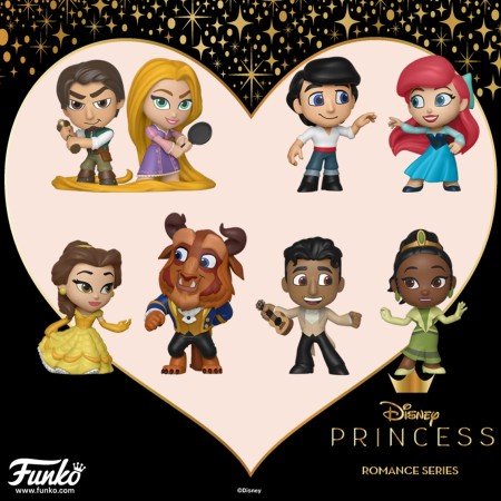 Mistery Mini Disney Royal Romance Tangled Flynn e Rapunzel Pacote 2