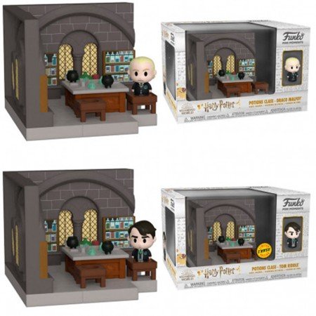 Mini momentos Funko Aniversário de Harry Potter Aulas de poções de Draco Malfoy com opção Chase 57362