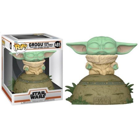 Funko Pop Deluxe Star Wars O Mandaloriano A Criança Usando a Força (Sfx) 58390