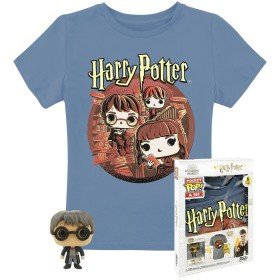 Camiseta Pop & Tee Harry Potter Funko + Trio Tamanho M