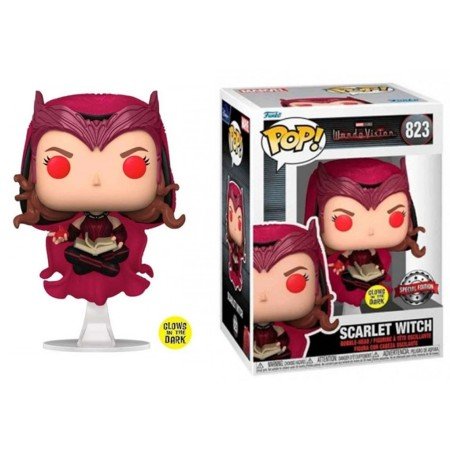 Funko Pop Marvel Wandavision brilha Feiticeira Escarlate 62345