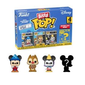 Bitty Pop Funko Disney Feiticeiro Mickey 4Pk