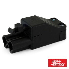 Ficha Alimentaçâo Ac 2P Macho 16A 500V