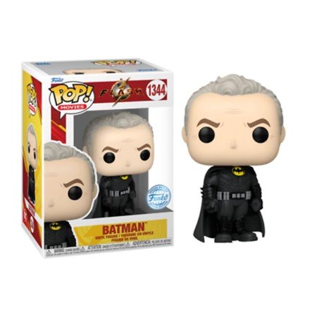 Funko Pop Dc Comics The Flash Batman (Keaton) Sem Máscara