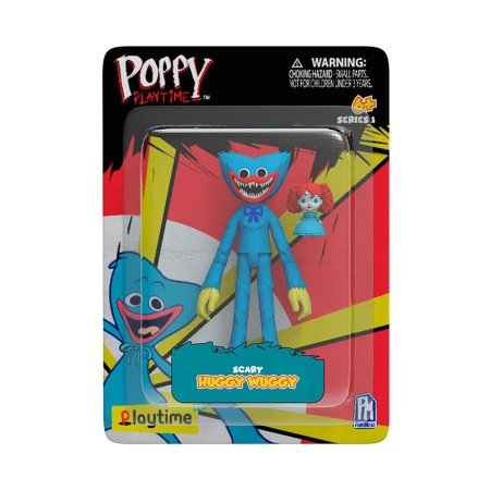 Figura papoula playtime 13cm - huggy wuggy assustador
