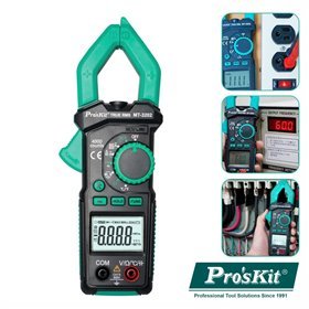 Pinça Amperimétrica Digital ¾ AC/DC 600V PROSKIT