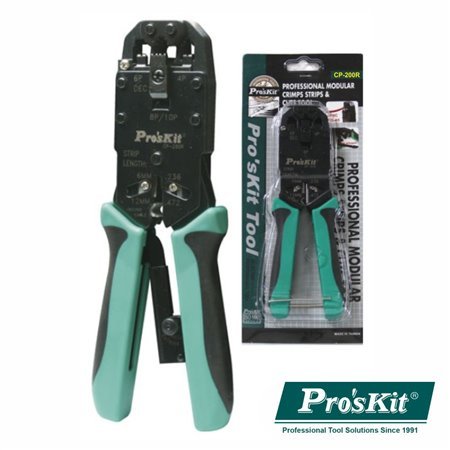 ALICATE DE CRAVAR RJ45/RJ11/RJ12/RJ22 PROSKIT
