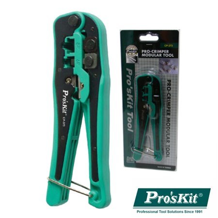 ALICATE DE CRAVAR 4P4C/6P4C/8P8C/RJ10/RJ11/RJ12/RJ45 PROSKIT