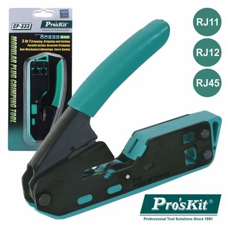 ALICATE DE CRAVAR RJ45/RJ11/RJ12 PROSKIT