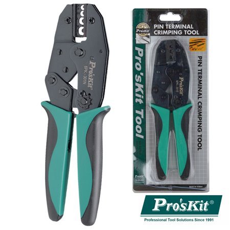 ALICATE DE CRAVAR TERMINAIS NÃO ISOLADOS 220MM PROSKIT