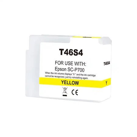 Epson T46S4 Tinteiro Amarelo - Compatível