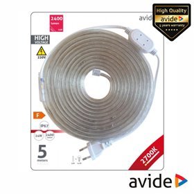 Fita 300 LEDS 3528 2700K 230V 4.8W/m 5m IP67 AVIDE
