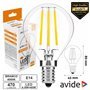 Lâmpada LED E14 Globo Filamento 4.5W 230V 4000K 470lm AVIDE