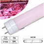 Lâmpada Tubular LED T8 9W 60cm 810LM Rosa P/ Talho