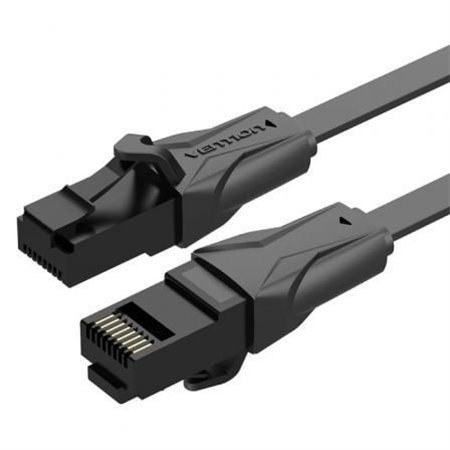 Cabo de Rede RJ45 UTP Vention IBABF Cat.6/ 1m/ Preto