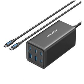 Carregador de Parede Vention FENB0-EU/ 4xUSB Tipo-C/ 2xUSB/ 200W