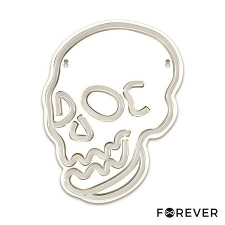 Luz LED Neon em Forma de Caveira