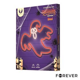 Luz LED Neon em Forma de Fantasma Halloween