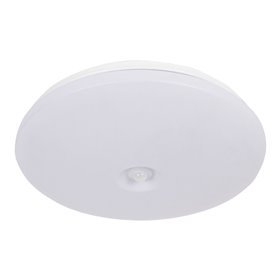 Aplique LED Redondo 2Xe27 2X60W c/ Sensor Movimento Pir
