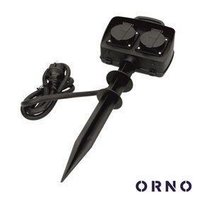 Extensão Elétrica 2X Schuko IP44 Exterior 1.5M Orno