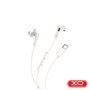 Auscultadores Stereo c/ Fios e Microfone IPx5 Branco XO