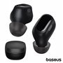 Auriculares Bluetooth V5.0 TWS Pretos Baseus